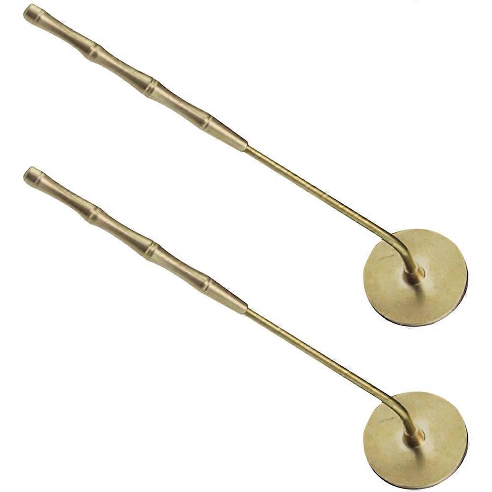 Golden Copper Incense Press Tool for Pressing 2Pcs Incense Ash