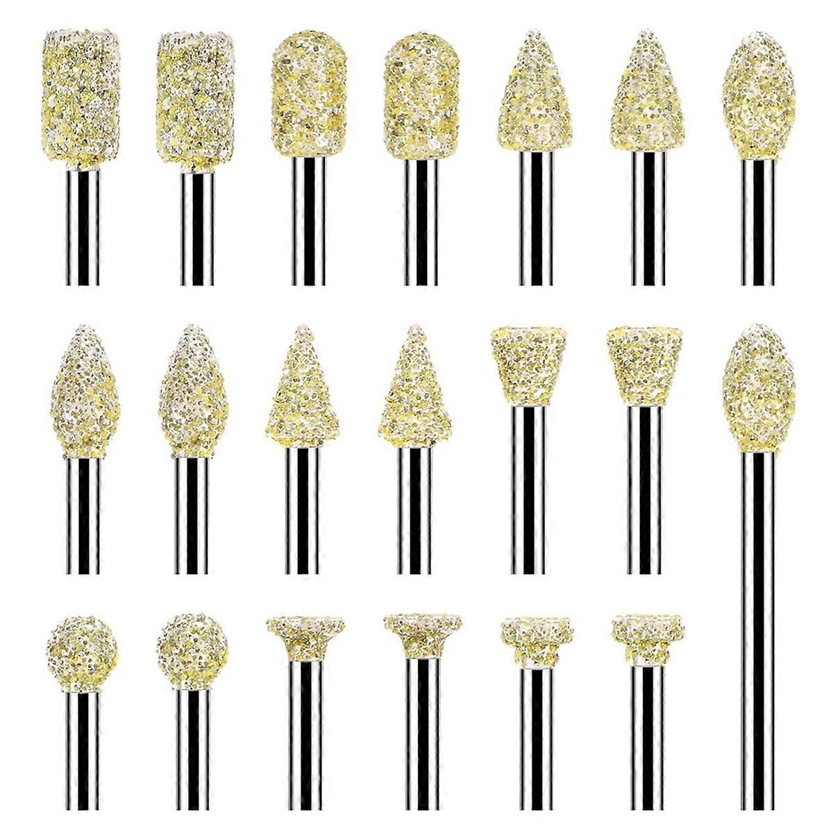 20PCS Grinding Burr Drill Bit for -Tool Accessories Rotary Tool