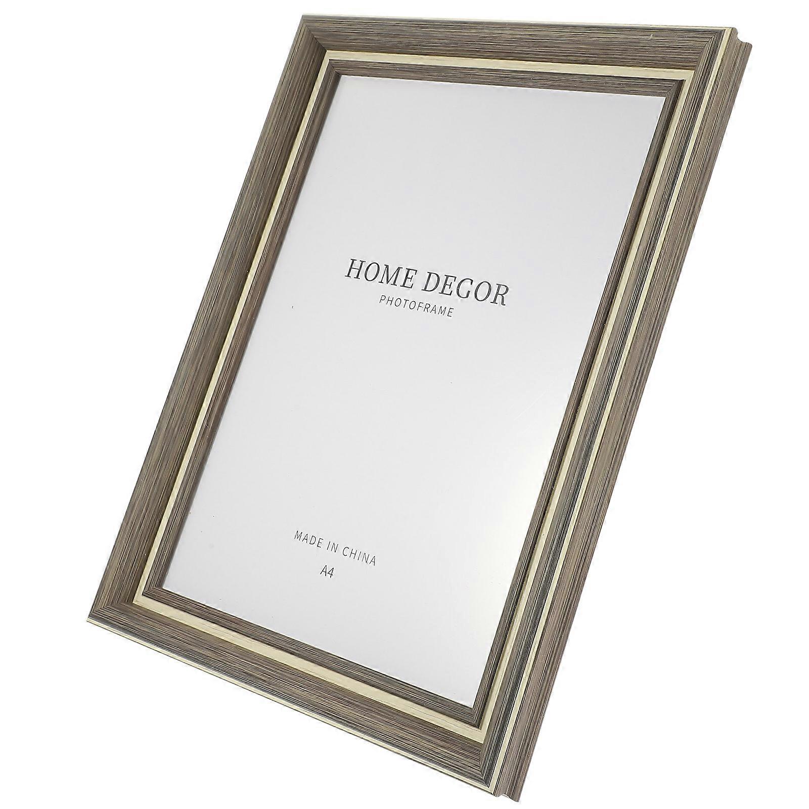Wall Picture Frame Wooden Photo Frame for Decoration 4Pcs Display