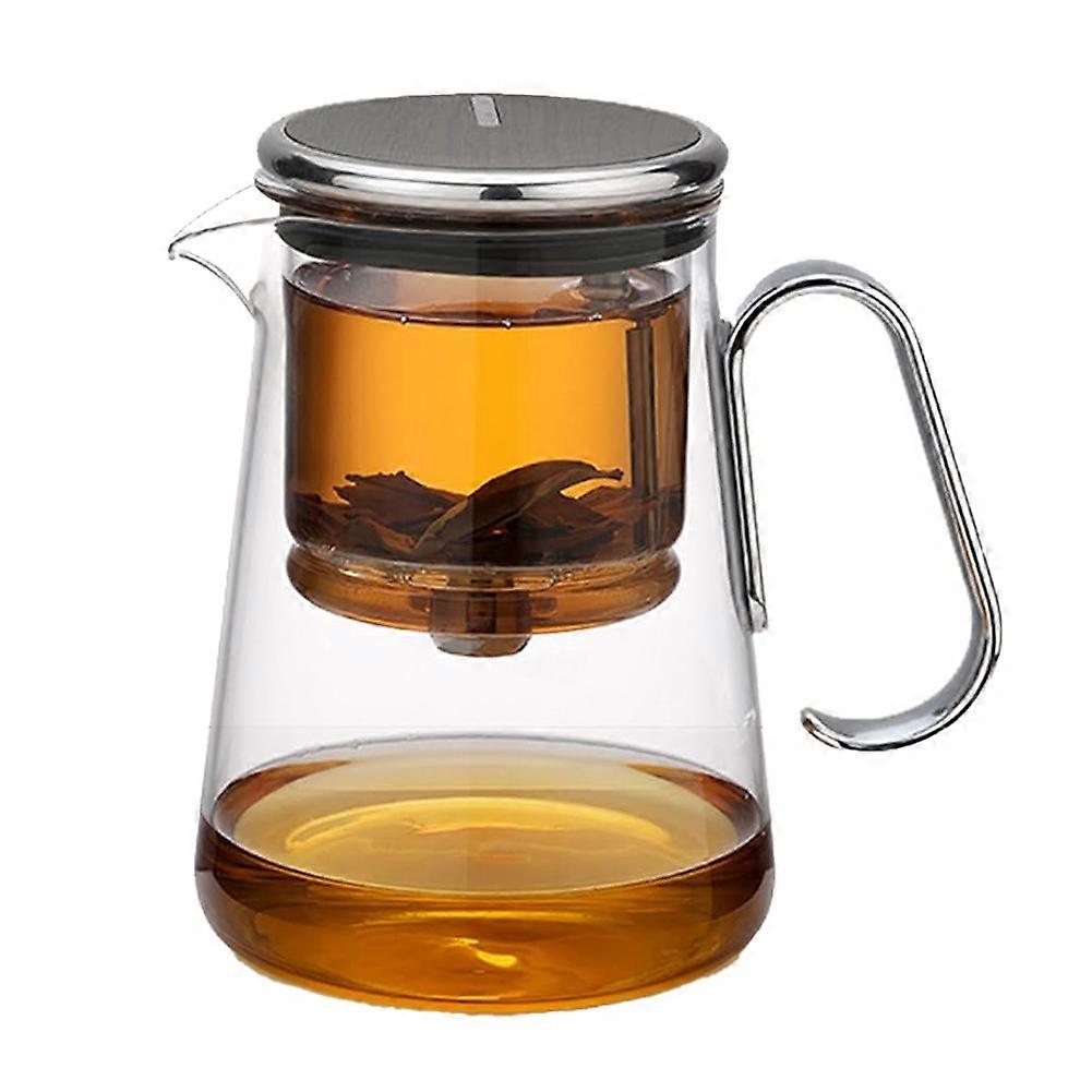 700ml Magnetic Glass Tea Maker Pot with Infuser - Kettle Teapot for Easy Tea Filtration, Water Separation Technology A