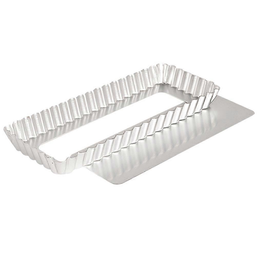 Bread Mold Baking Pan Set 2Pcs Non-Stick Aluminum Alloy Tool For Home Baking 25X10X2.5CM White