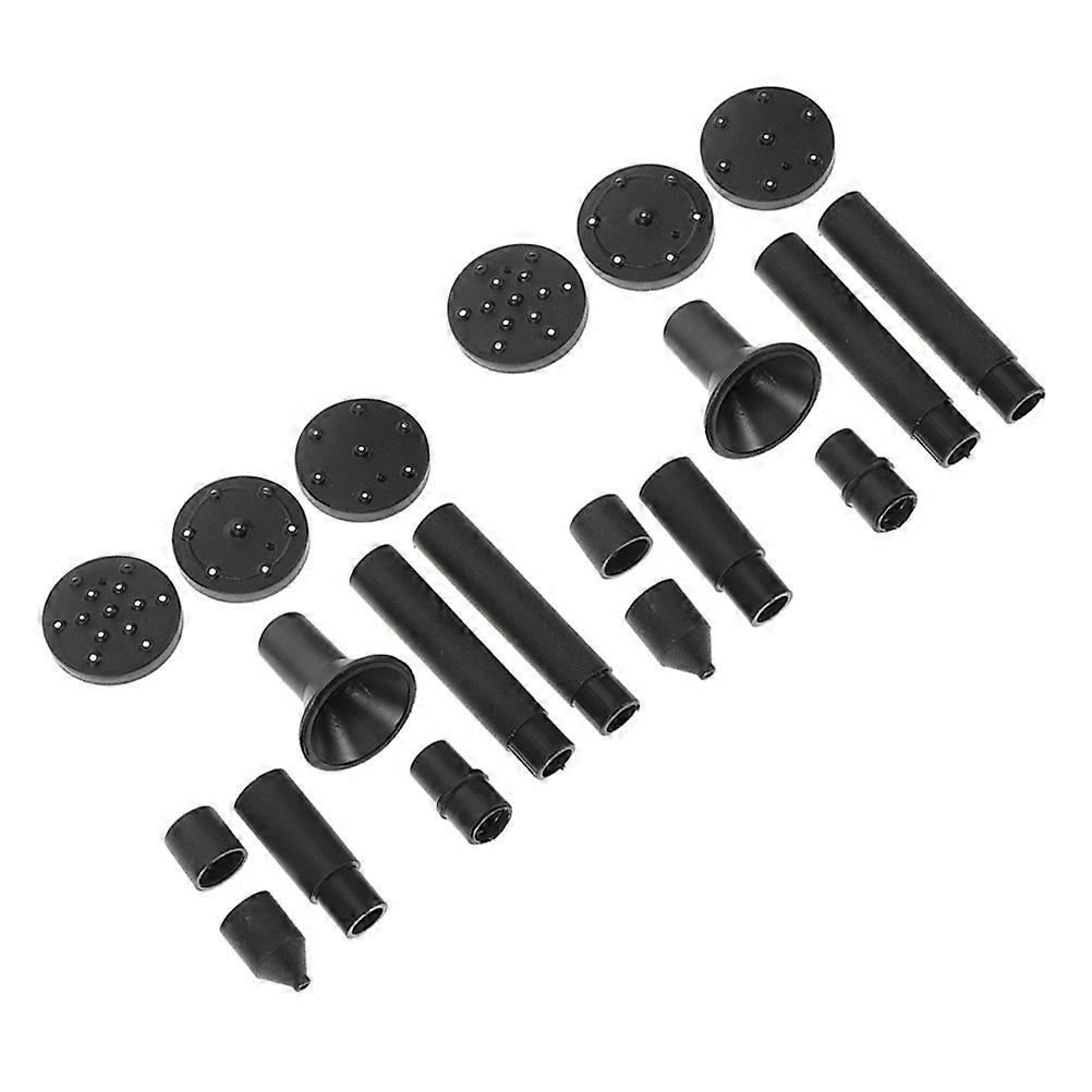 Plastic Fountain Nozzle Heads Solar Powered 8 Sets For Pond Aquarium Outdoor Use Waterproof Rotating Stream Lightweight