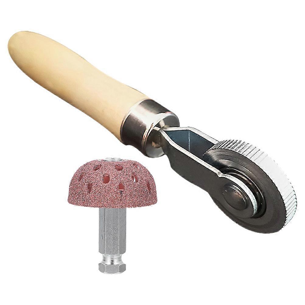 2 Sets Tire Repair Rollers For Mechanics And DIY Users 5.00X4.00X4.00CM Bowl-Shaped With Efficient Patching Function
