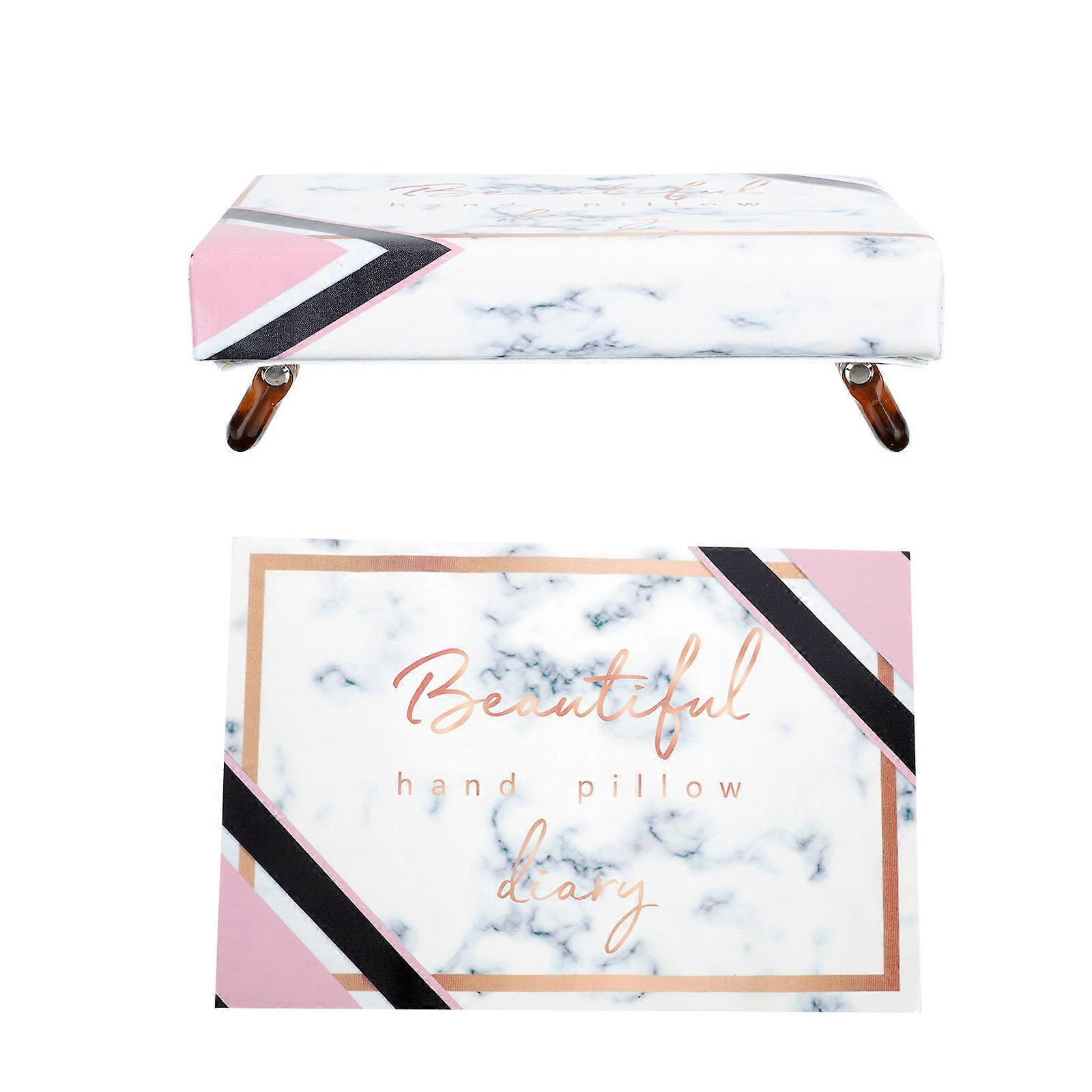 Manicure Hand Pillow Nail Art Tool for Support and Comfort 1Set White