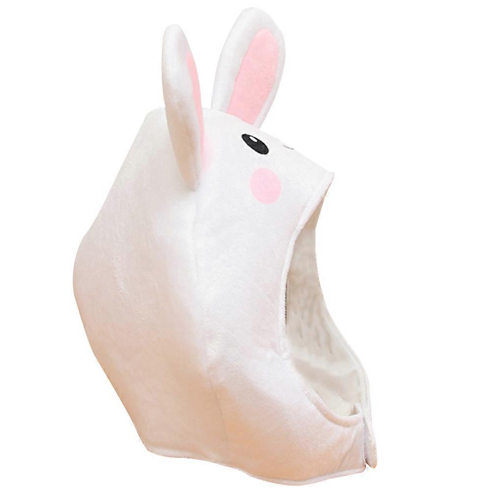 Funny Photo Prop 5Pcs Bunny Hat Plush Rabbit Hat Featuring Full Headgear For Easter And Christmas With Adjustable Size Design