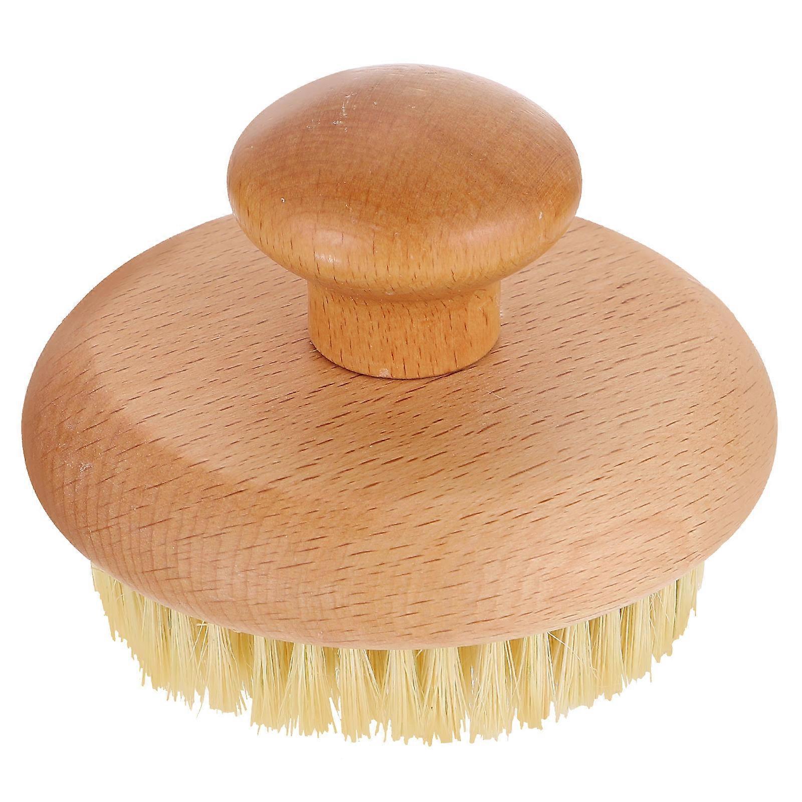 Exfoliating Body Scrubber for Cleaning 5Pcs Round Bathing Brush