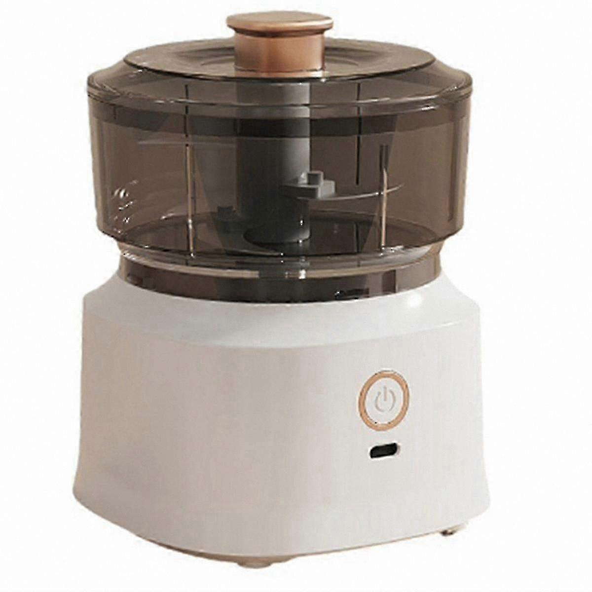 Compact Electric Grinder for Garlic, Vegetables, and Meat Processing Tool