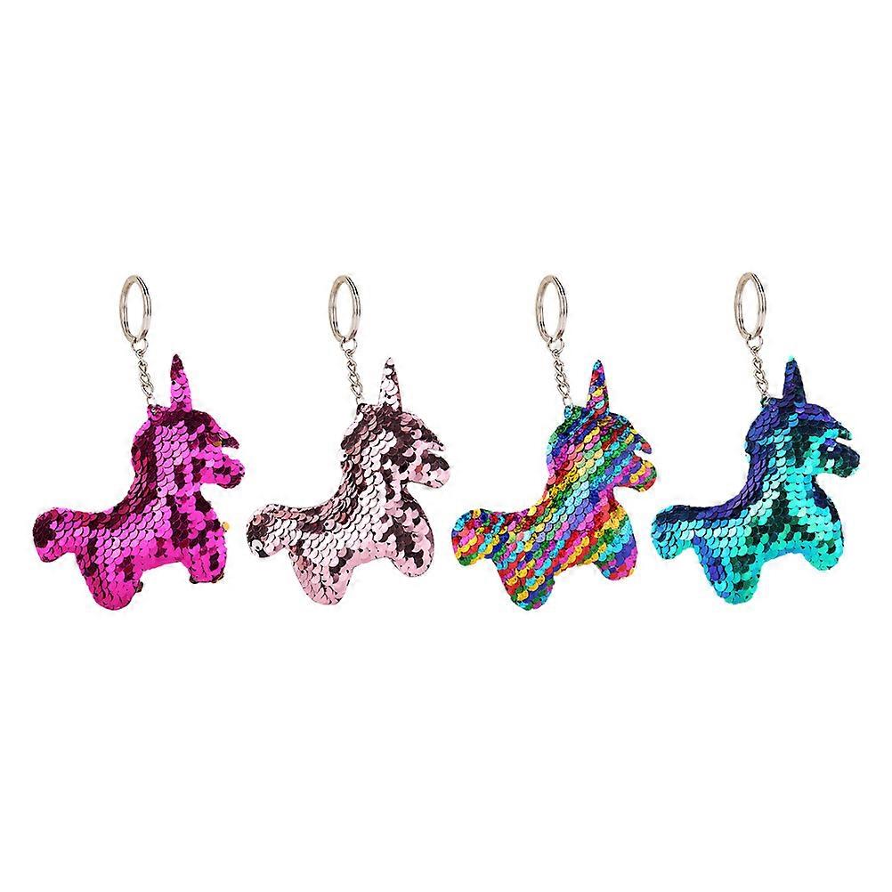 Purse Keychain Charm Unicorn Keyring Bag Decoration Colorful Stylish Design