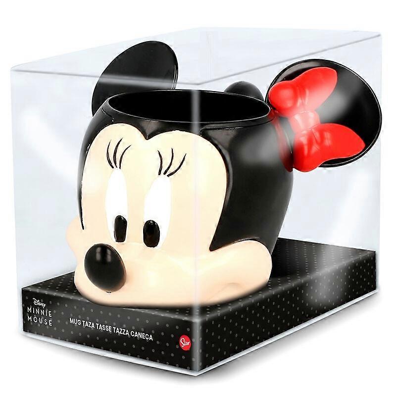 Minnie Mouse 3D-mugg, söt design, perfekt för samlare