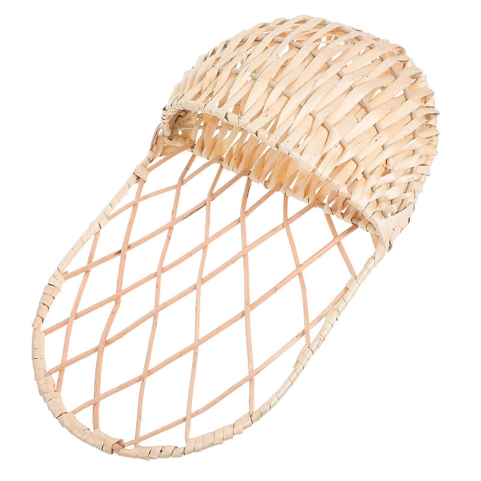 Hand-Woven Wall Basket for Home Use 3Pcs Wicker Hanging Rustic Organizer