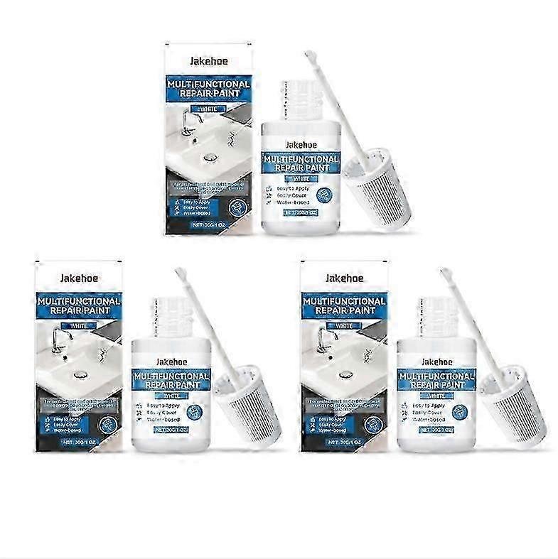 1/2/3PCS Peinture émail blanc 30ml Bain émail réparation Peinture haute émail blanc