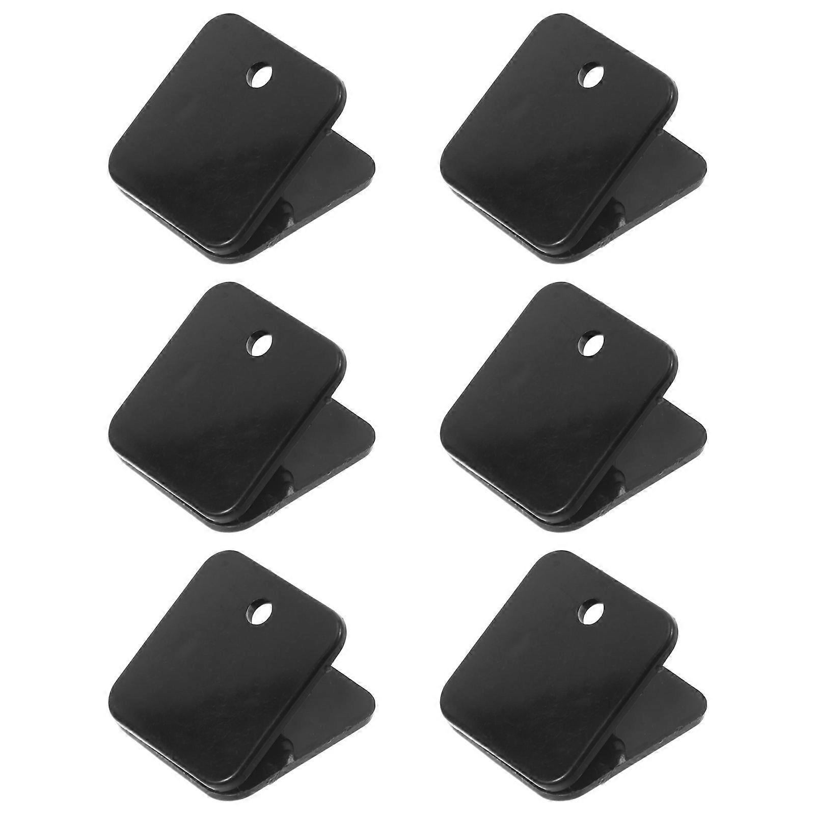 Black ABS Pee Pad Holder for Dog Potty Training with 6Pcs Wall Clips