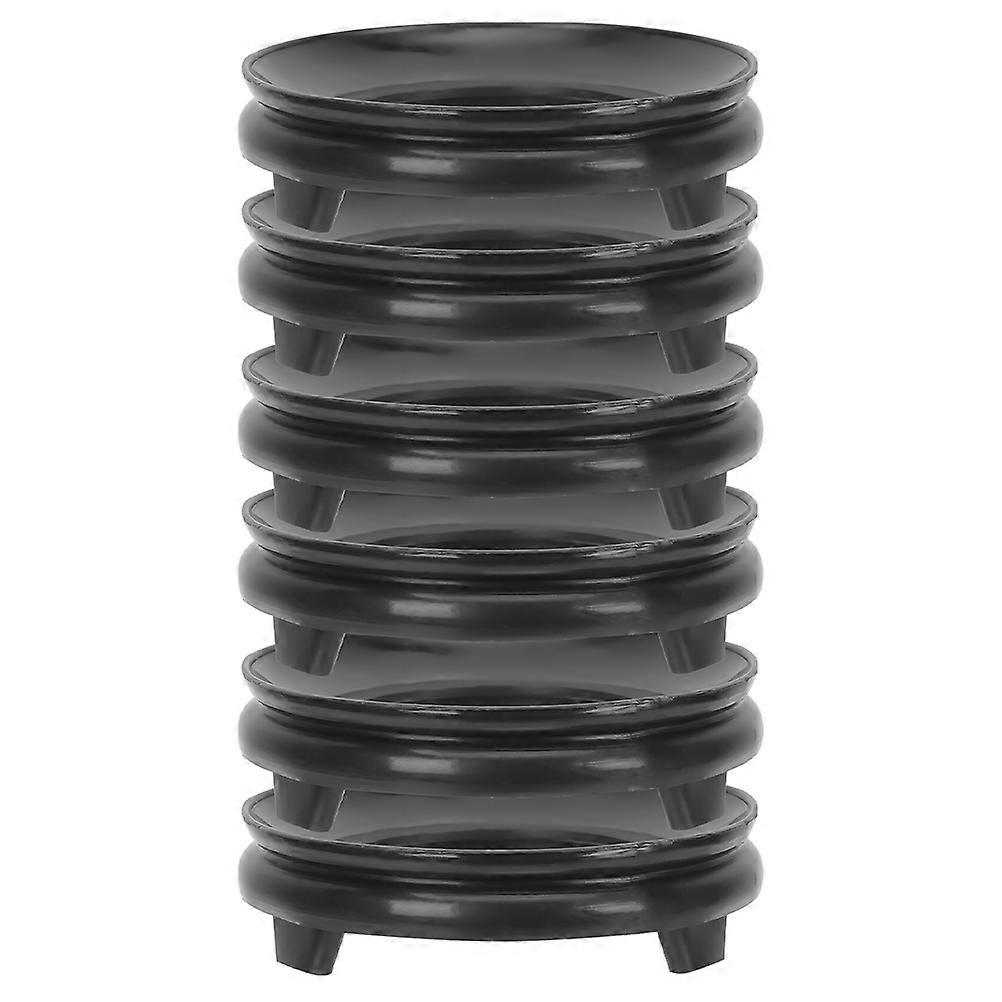 Display Stand For 12 Pcs Plastic Egg Holders Crafted Bases For Crystal Ball Home Decoration In Black Color Featuring Simple Shape