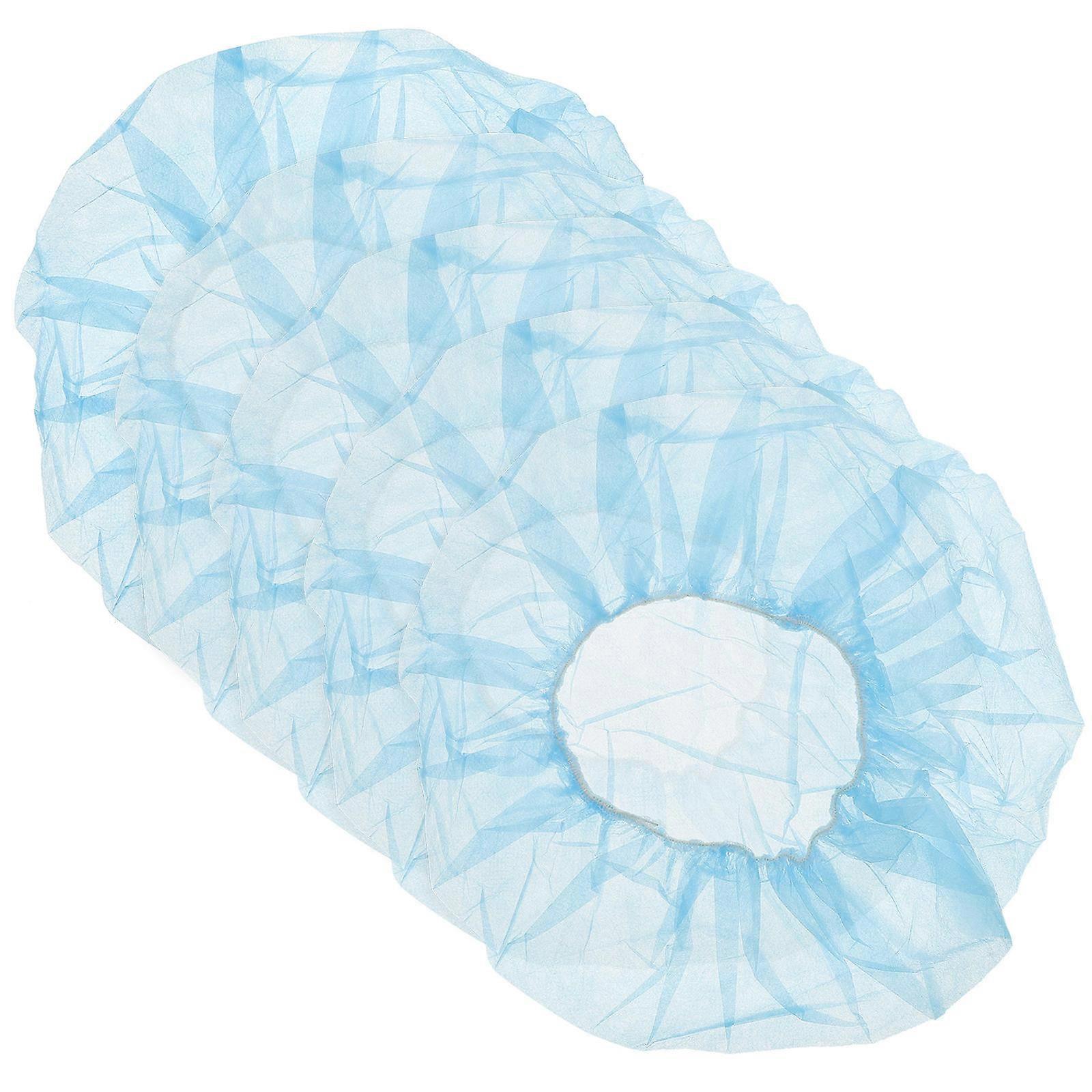 200 Pcs Disposable Hair Network Caps For Food Service And Kitchen Use Elastic Fit Breathable Design