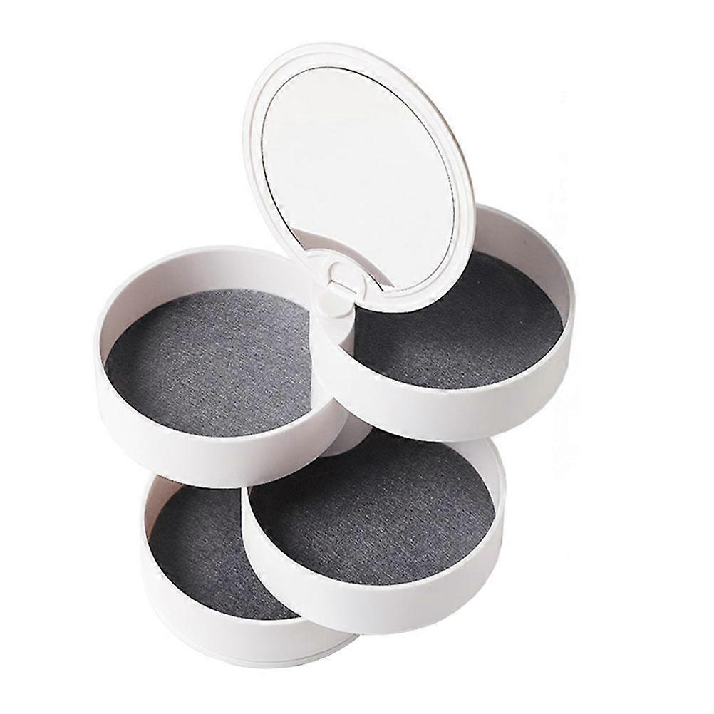 Rotating Jewelry Organizer Multi-Layer Jewelry Case for Storage 2Pcs