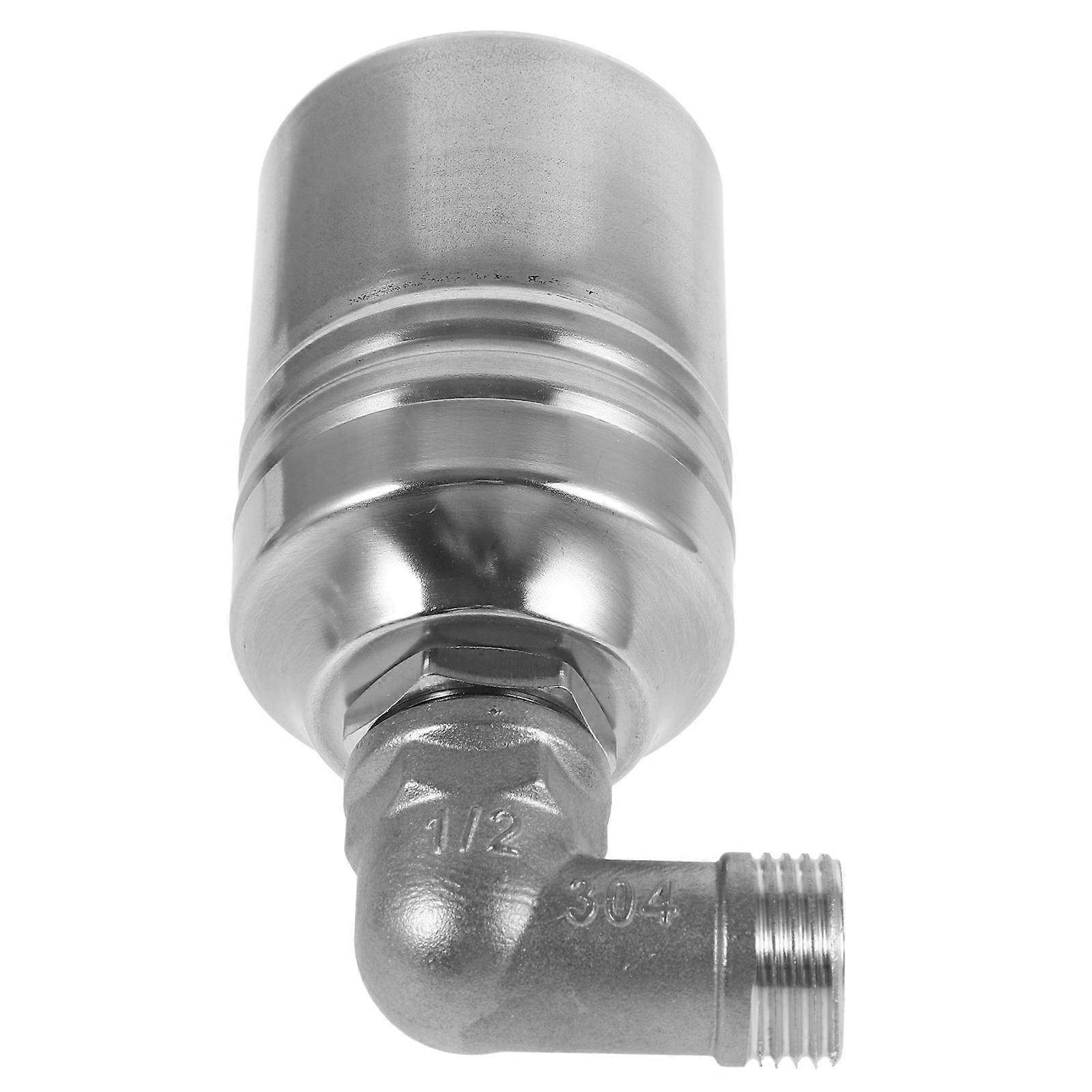 Float Valve Automatic Water Level Control Valve 304 Stainless Steel Silver For Water Tanks 1Set