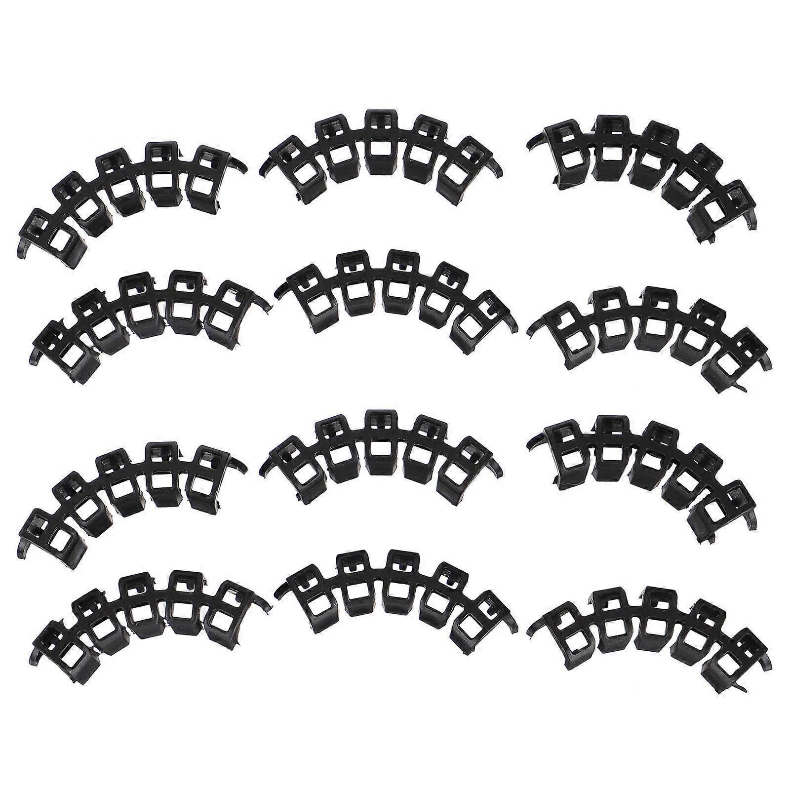 Plastic Tomato Holder Plant Bender for Fixation Black 300Pcs Set