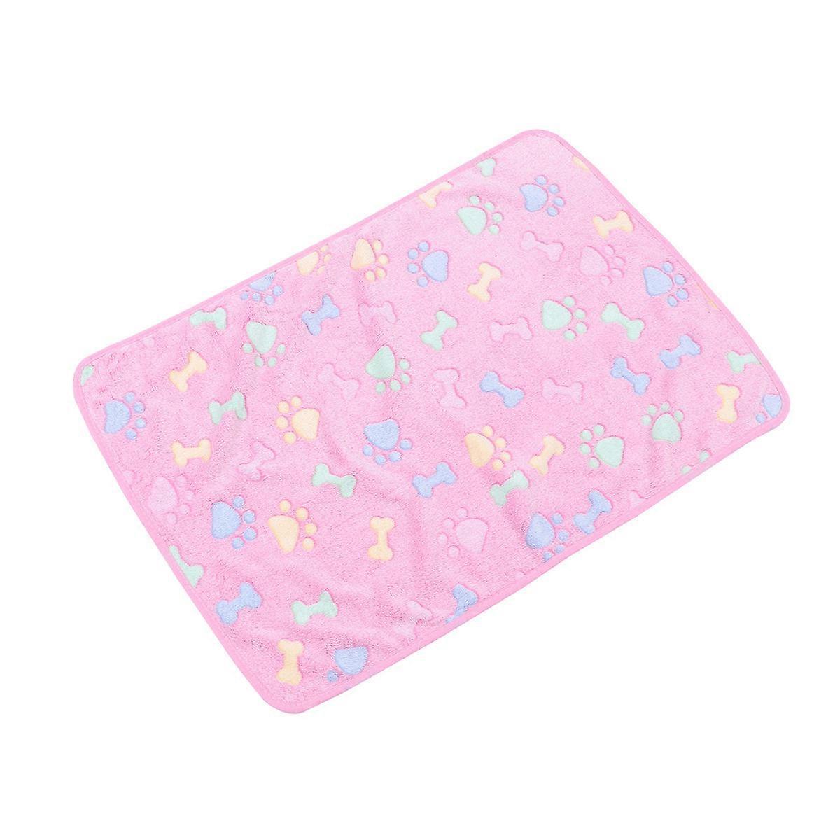 Pet Carpet Dog Blanket for 1Pcs Cushion Small Pink Pattern