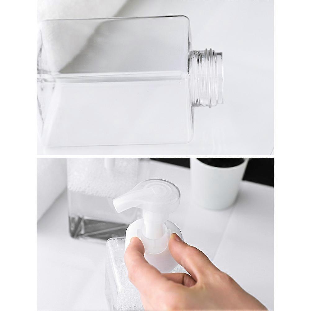 Containers Transparent Foaming Pump Bottle for Storage 3Pcs Refillable