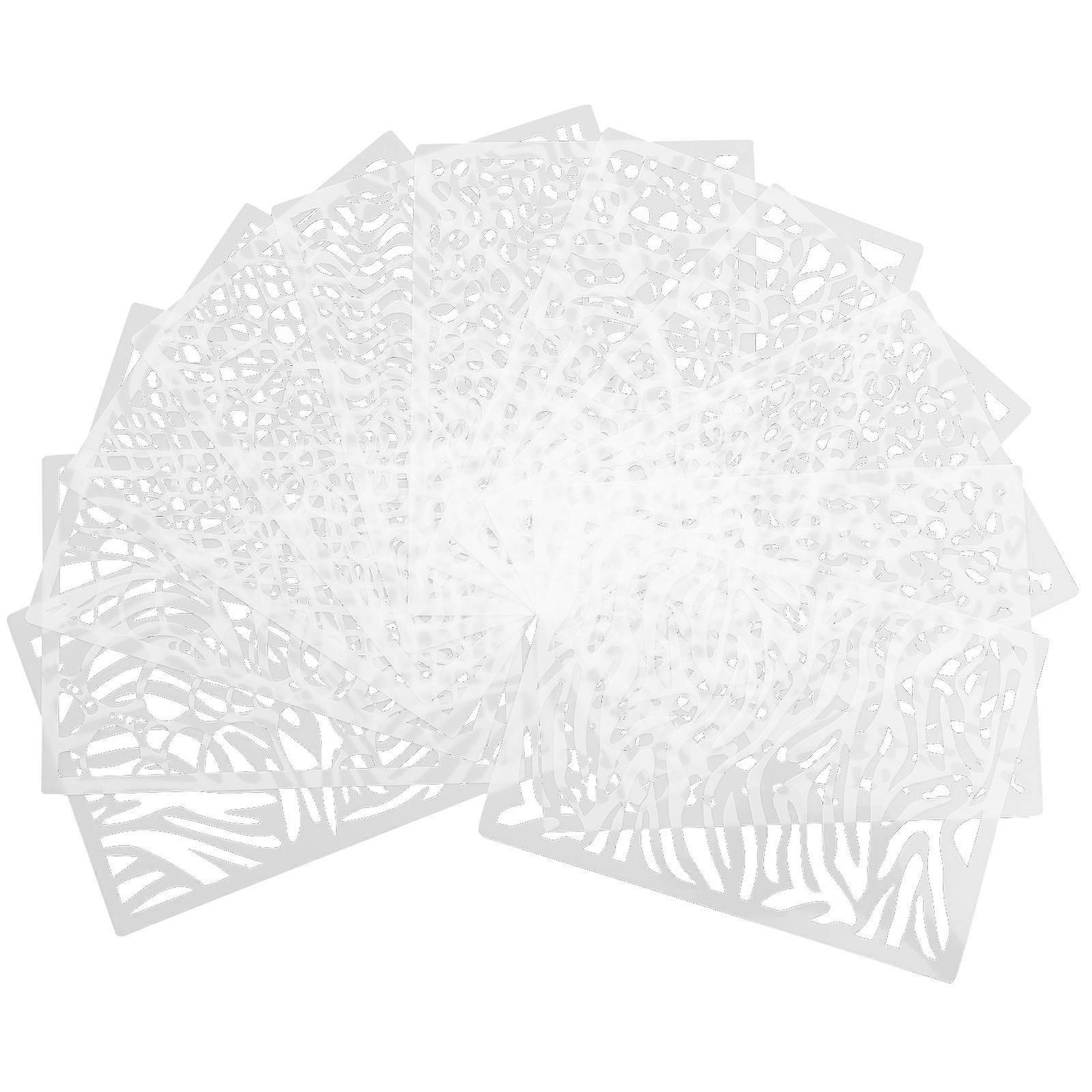 Multi-Function Plastic Stencils for Drawing Crafts with 24Pcs