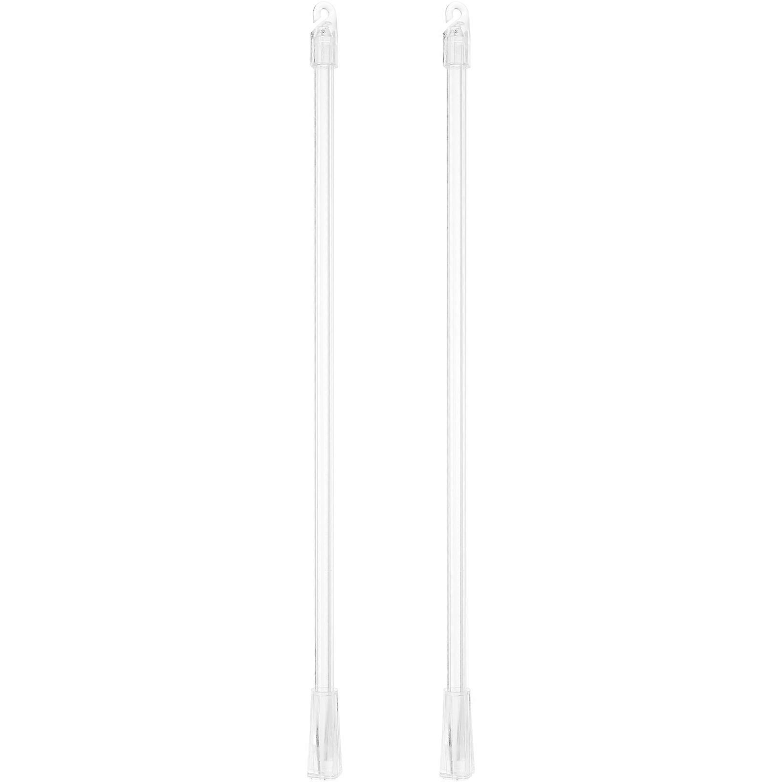 Window Blind Curtain Pull Rods Blind Opener Wands 8Pcs Transparent