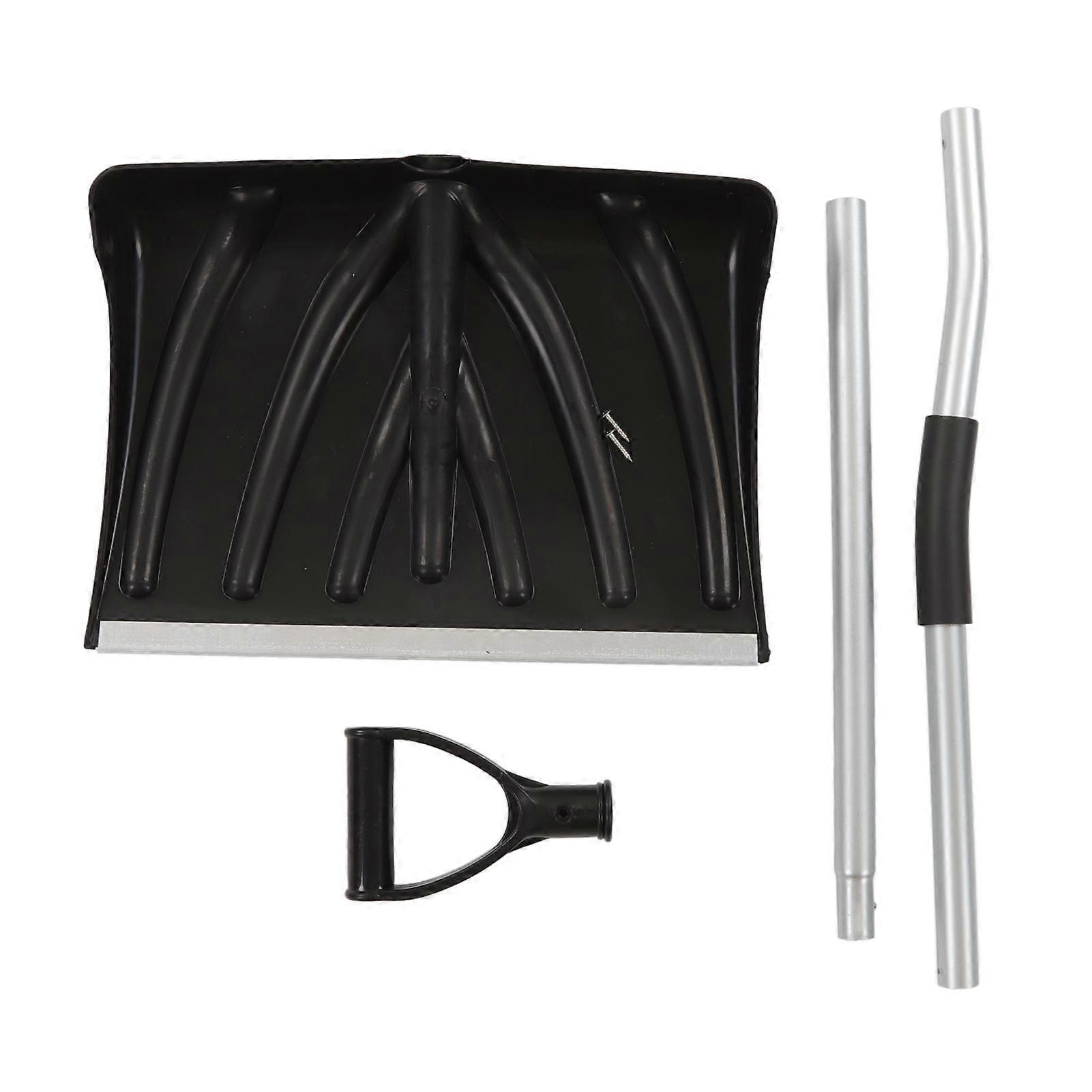 Wide Snow Shovel 17.7in Width Large Capacity D Shaped Handle Detachable Emergency Snow Shovel for Car Garage Warehouse