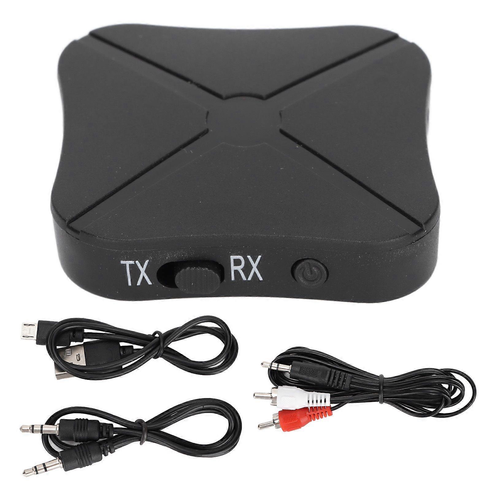 Low Latency Adapter 2 in 1 Lightweight Portable 6 Hours Long Battery Life Wireless Transmitter for Computers Earphones