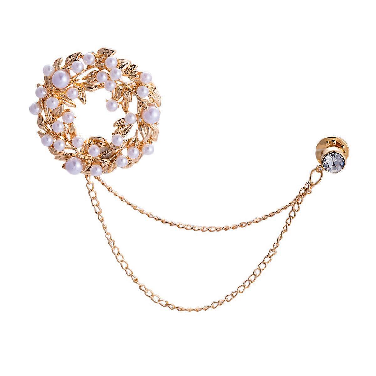 Bloemenbroche, Britse stijl high-end pak accessoire legering pin