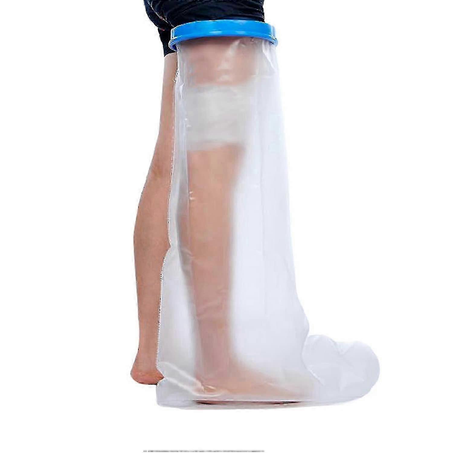 Wasserdichte Beingipsabdeckung zum Duschen für Erwachsene nach der Operation Wiederverwendbare Bezüge für Beine Duschstiefel