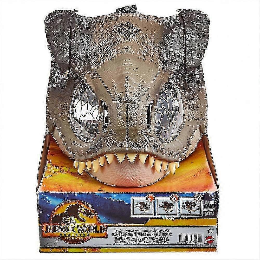 Maska z ruchomymi ustami dinozaura Jurassic World, maska Tyrannosaurus Rex, rekwizyt na Halloween - FKB