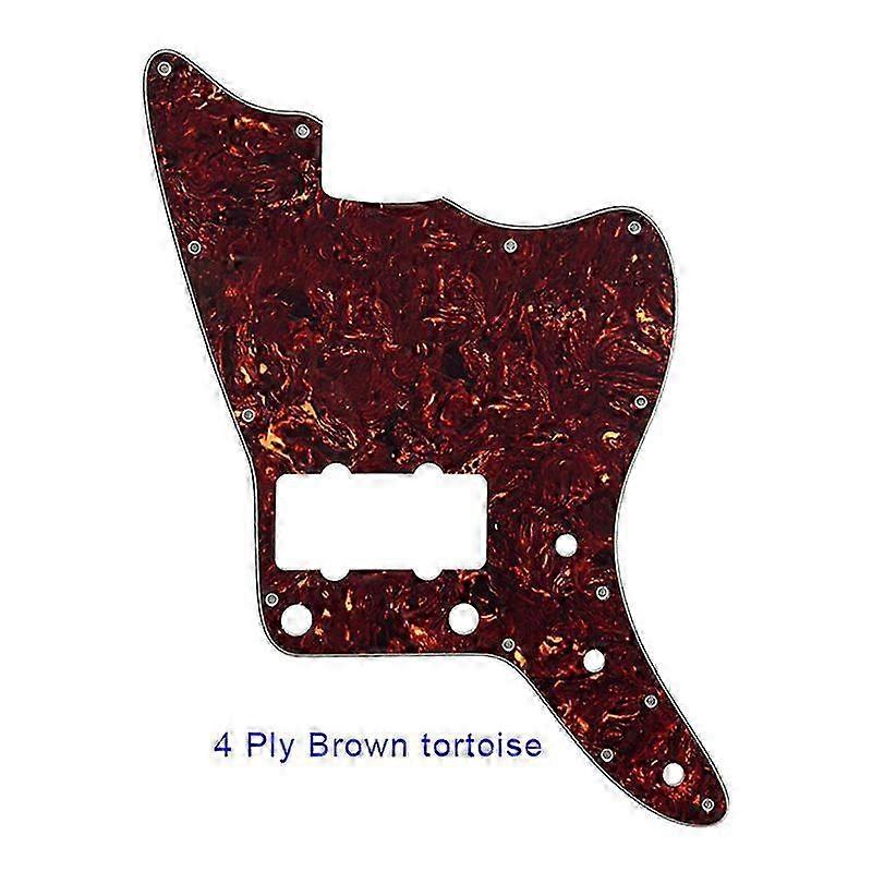 Custom Guitar Parts For US No Upper Controls Jazzmaster Style Guitar Pickguard With Pickups Scratch Replacement 26s