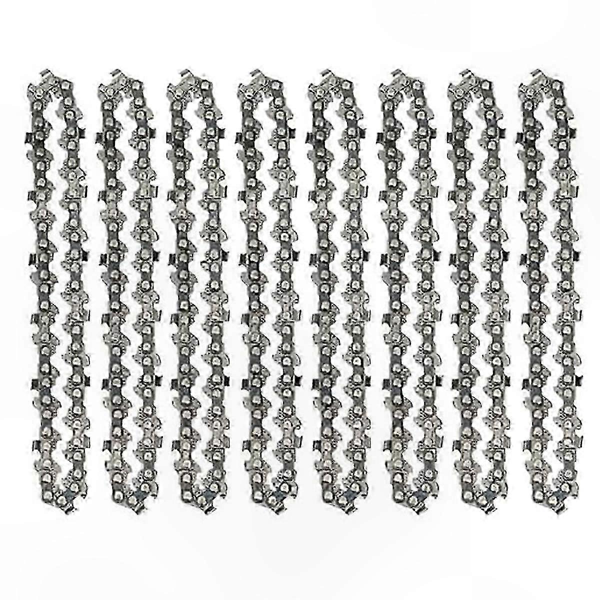 8-Piece 4" Mini Chainsaw Chain for Electric Pruning Saw Garden Tool Replacement Accessory