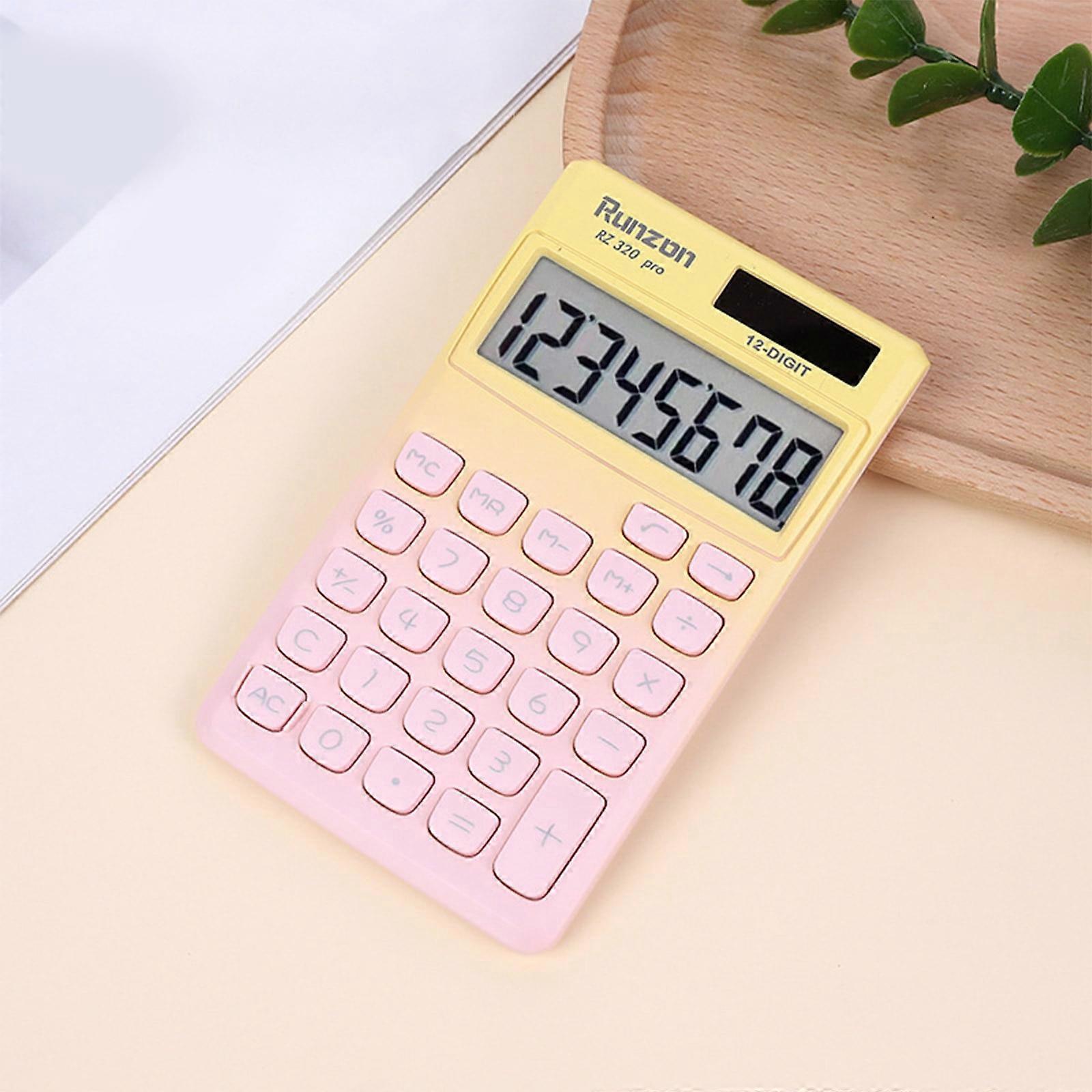 karymi Solar Calculator, Large Display & Buttons, Clear LCD, Ideal for Office, School, Home, Business - Desk Accessories