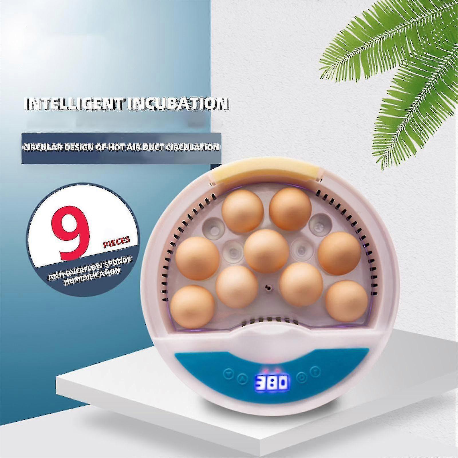 All-in-one Eggs Incubators (9 Eggs)-an Automatic Gashapon Incubators With Digital Temperature And Humidity Control