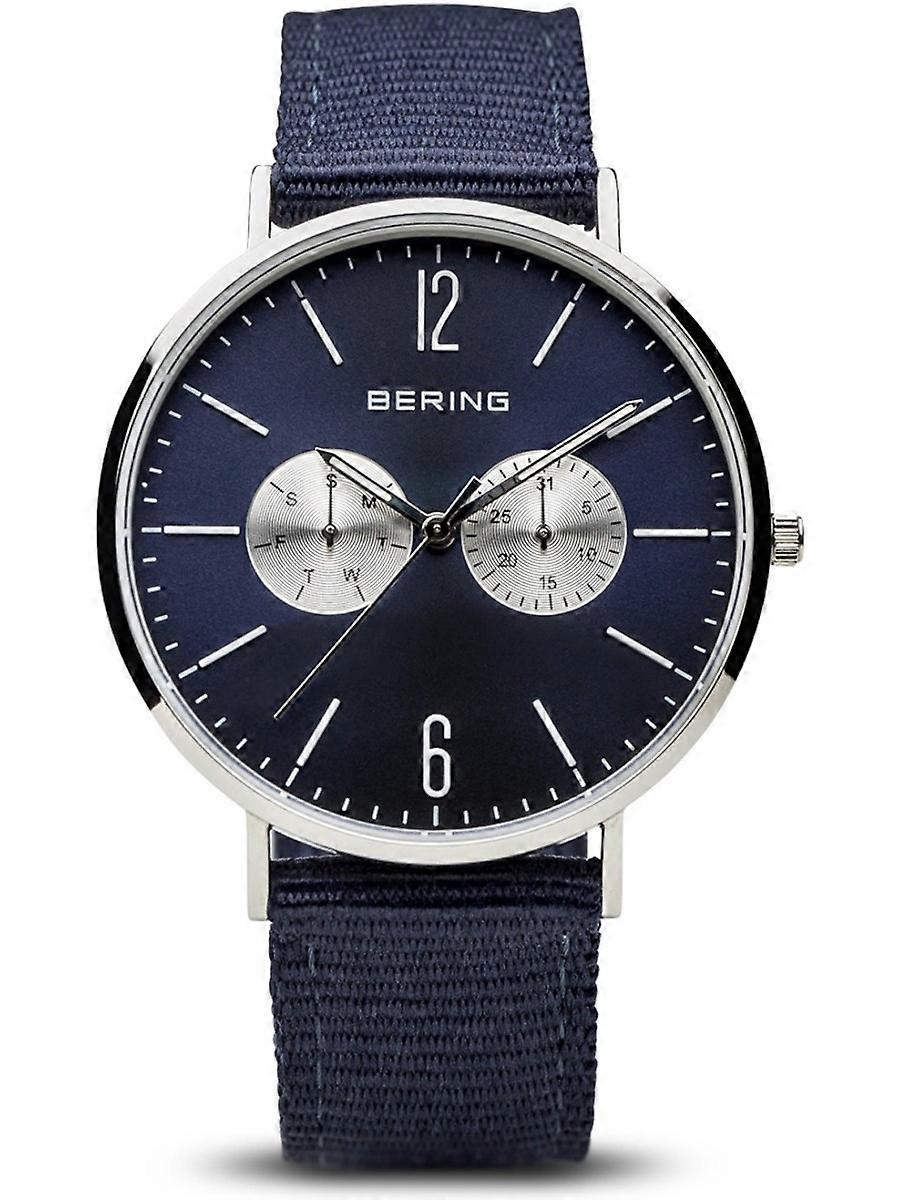 Bering Blå Textil 14240-507 Herrklocka