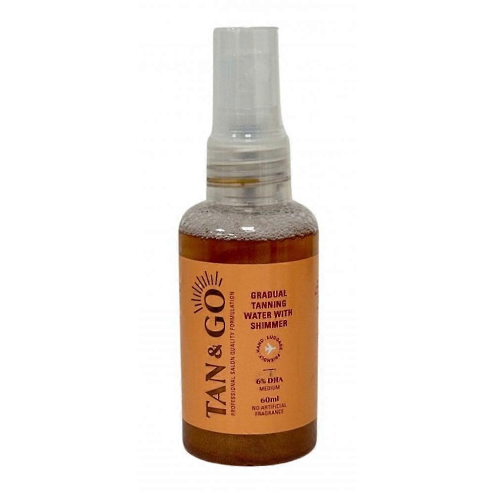 Tan & Go TAN & GO Gradual Tanning Water With Shimmer 60ml