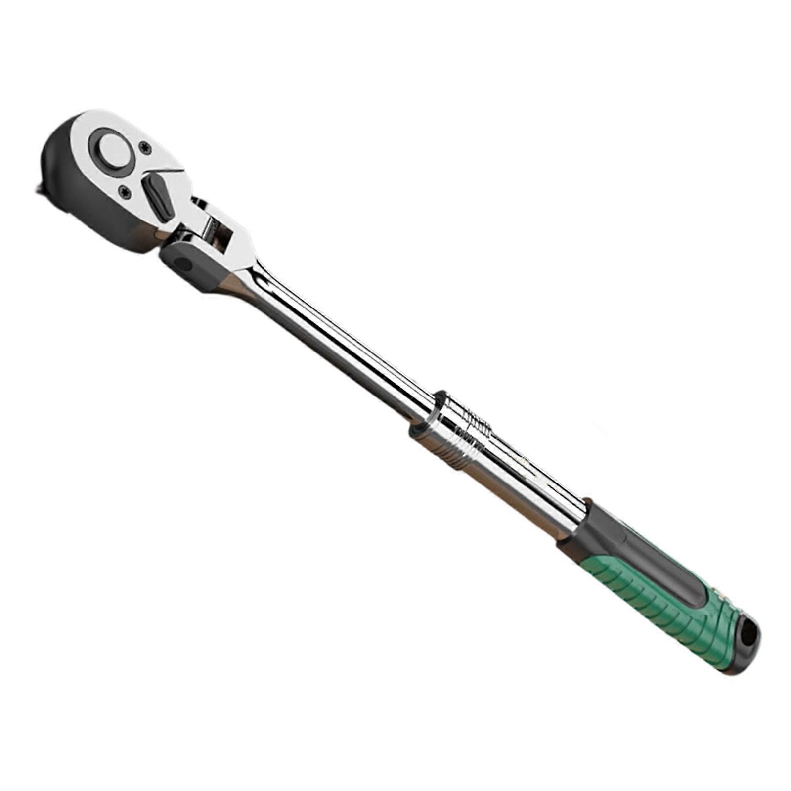 Ratchet Wrench 72 Teeth Retractable Head Heavy Duty Tool Suitable For Automotive And Home Garage Use Tight Space Access Multicolor