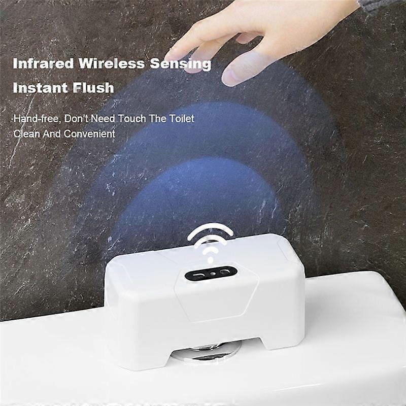 Automatic Toilet Flush Button Toilet Smart Sensor Flusher ExternalInfrared Rechargeable Smart Toilet Flushing Sensor