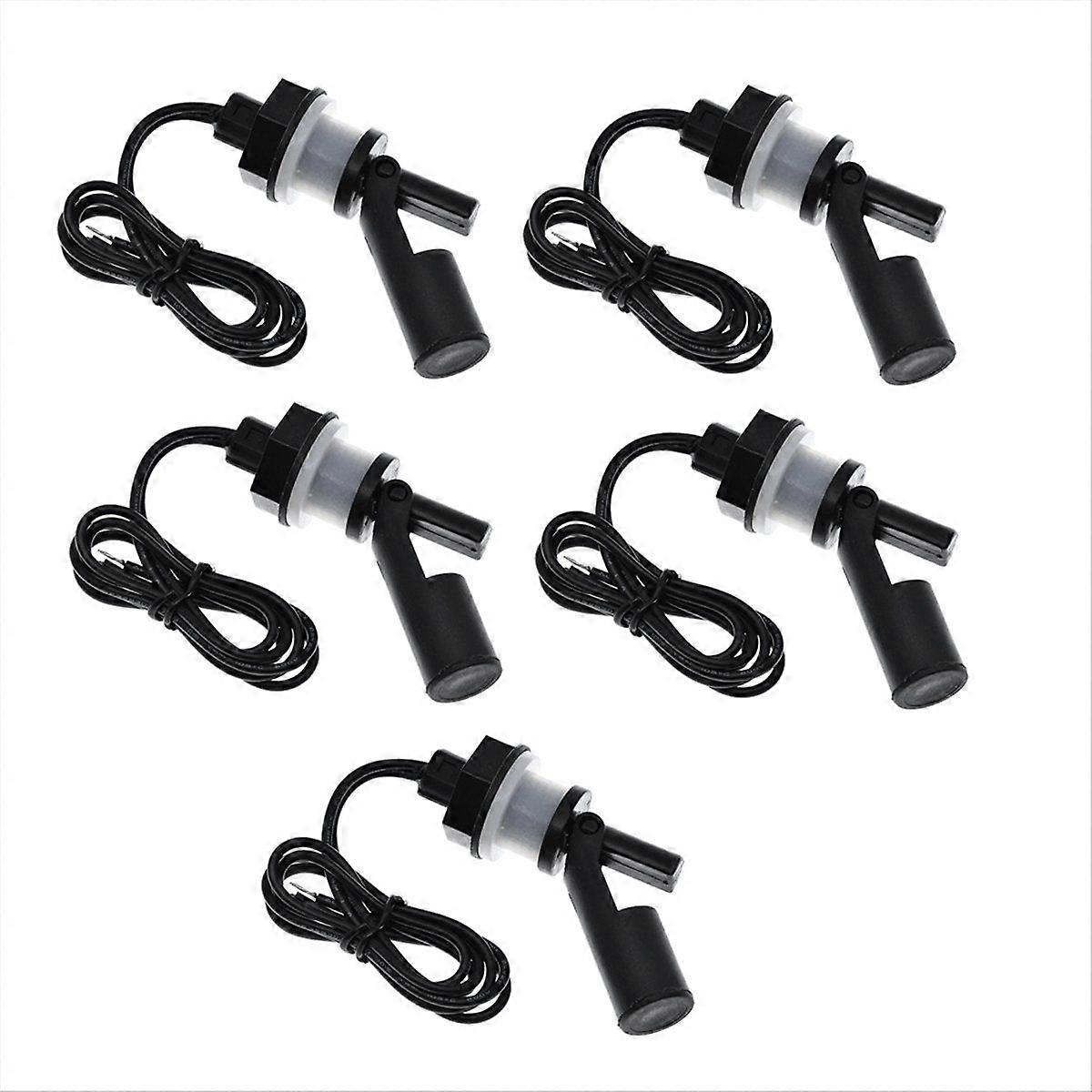 5Pcs Water Level Sensor Switch Horizontal Tank Pool Liquid Level Sensors Ball Float Switch Liquid L