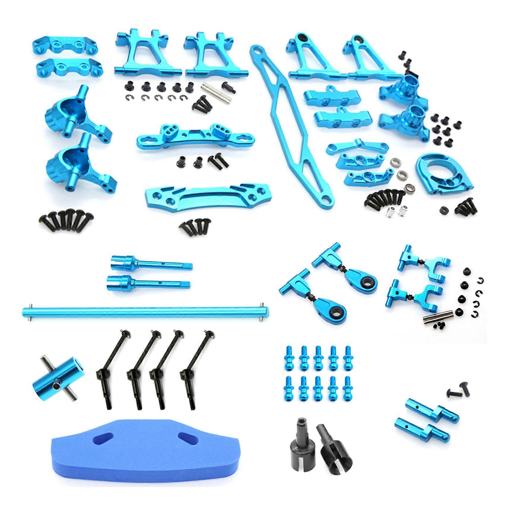 Metal Modification Accessory Kit Suspension Arms Steering Knuckle Set for TT02 TT-02 1/10 RC Car Upg