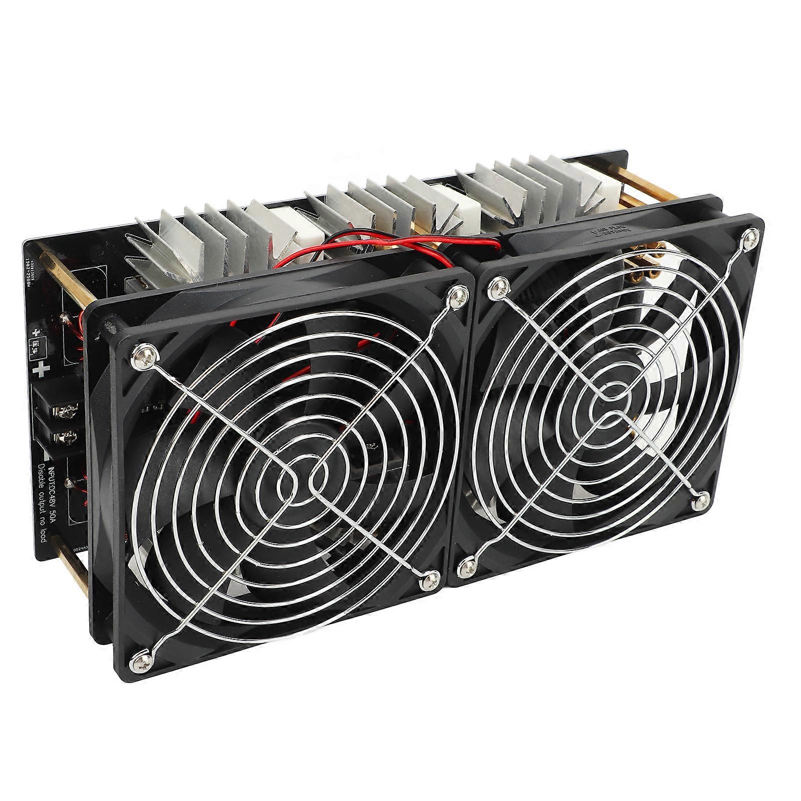 2500W Induction Heater High Frequency Low Voltage Induction Heating Module 12V‑48V Flyback Drive Heater with Brass Ring