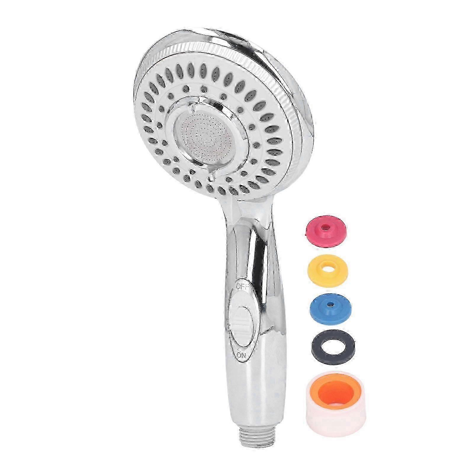 Adjustable 4-Speed Handheld Shower Head with Water Saving Gaskets