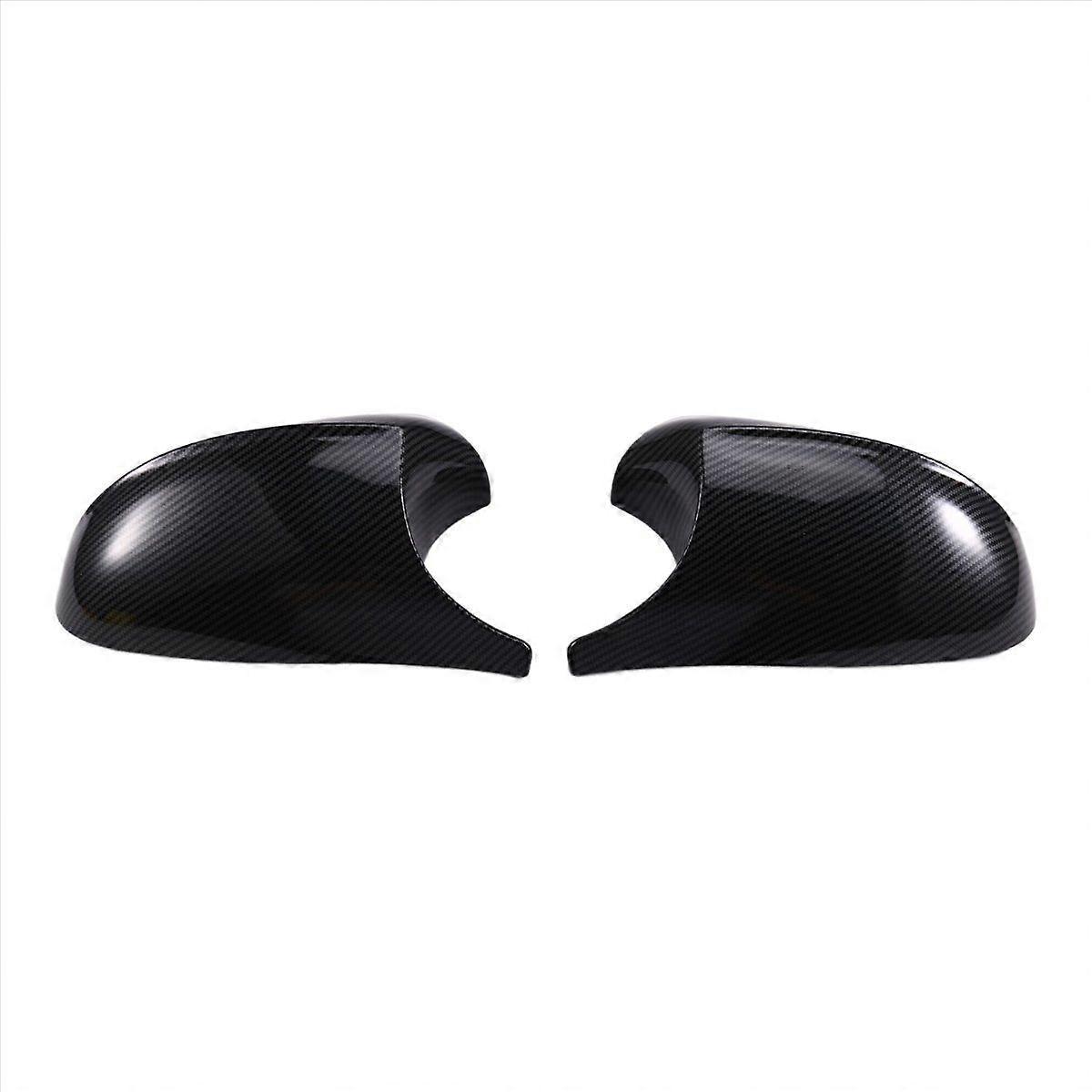 Car Carbon Fiber Pattern Rearview Mirror Cover Side Mirror Case Trim for 1 3 Series E87 E88 E90 E91