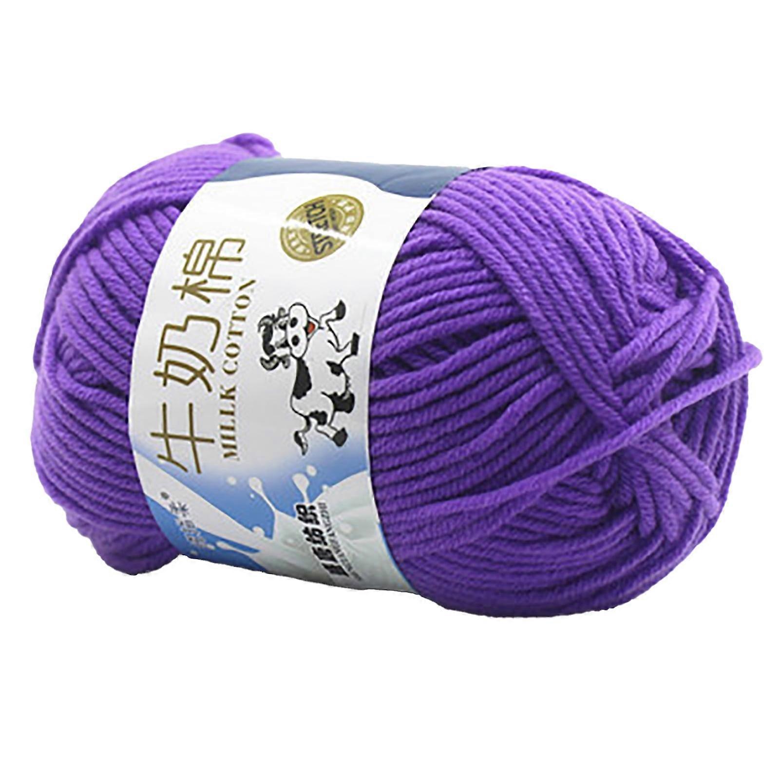 Hesroicy Soft and Warm 5-Strand Wool Yarn Ball for DIY Knitting and Crochet Projects - Ideal for Beginners and Sewing Shops