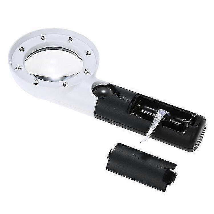 Magnifying Magnifier, Large Pocket Magnifying Glass with Light, Illuminated Magnifying Glass for Reading, Leisure