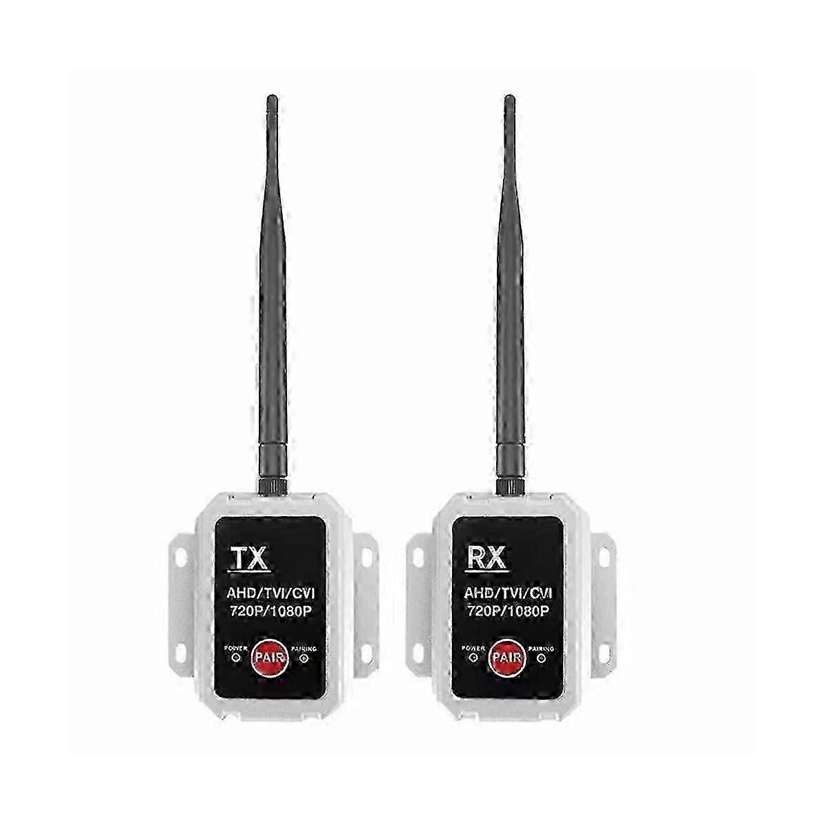 Wireless Transceiver AHD Wireless Transmitter/Receiver compatible with Up to 1080P Wired Truck Camera Transmitt