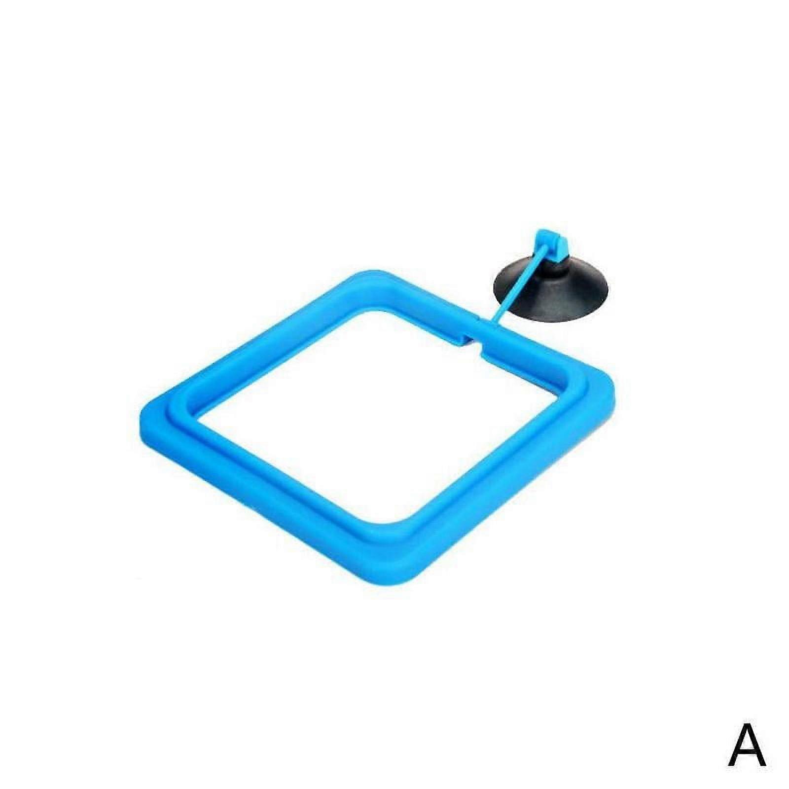 Feeding Aquarium Fish Tank Station Floating Food Feeder Tool Square/Circle Q8G0