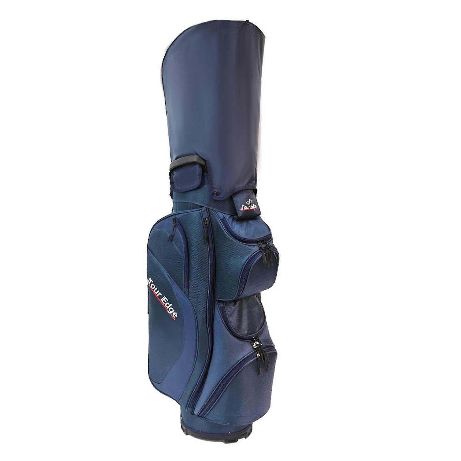 Tall Capacity Golfing Cart Partner Bag Highlighting 8 Concentrated Pouches And Club Security Dividers Structure  Navy blue