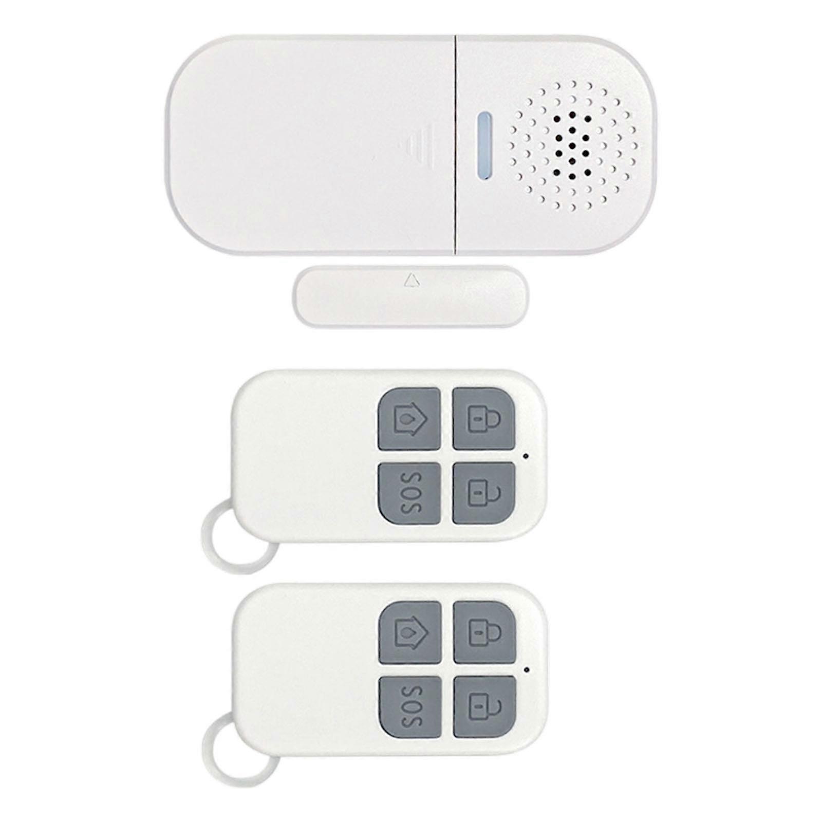 130dB Wireless Security Alarm With Plugs Play Design Suitable For Elderly Child Safety Easy Installation Security System Multicolor