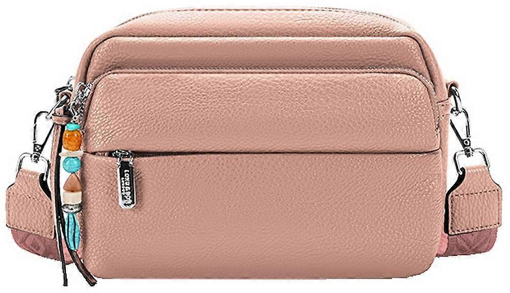 Long and Son Camera Crossbody Bag - Pink